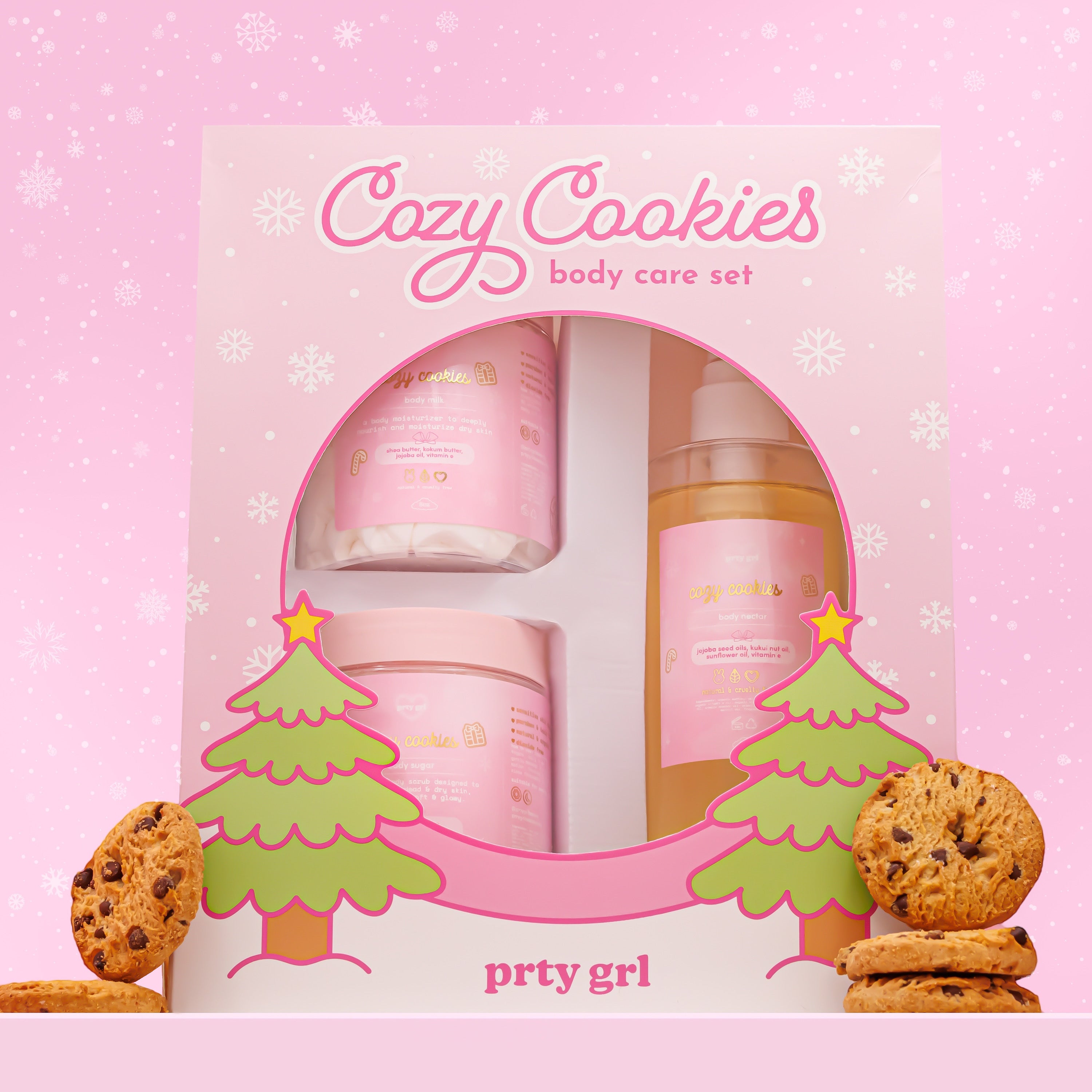 cozy cookies lip oil hydrator – prty grl beauty