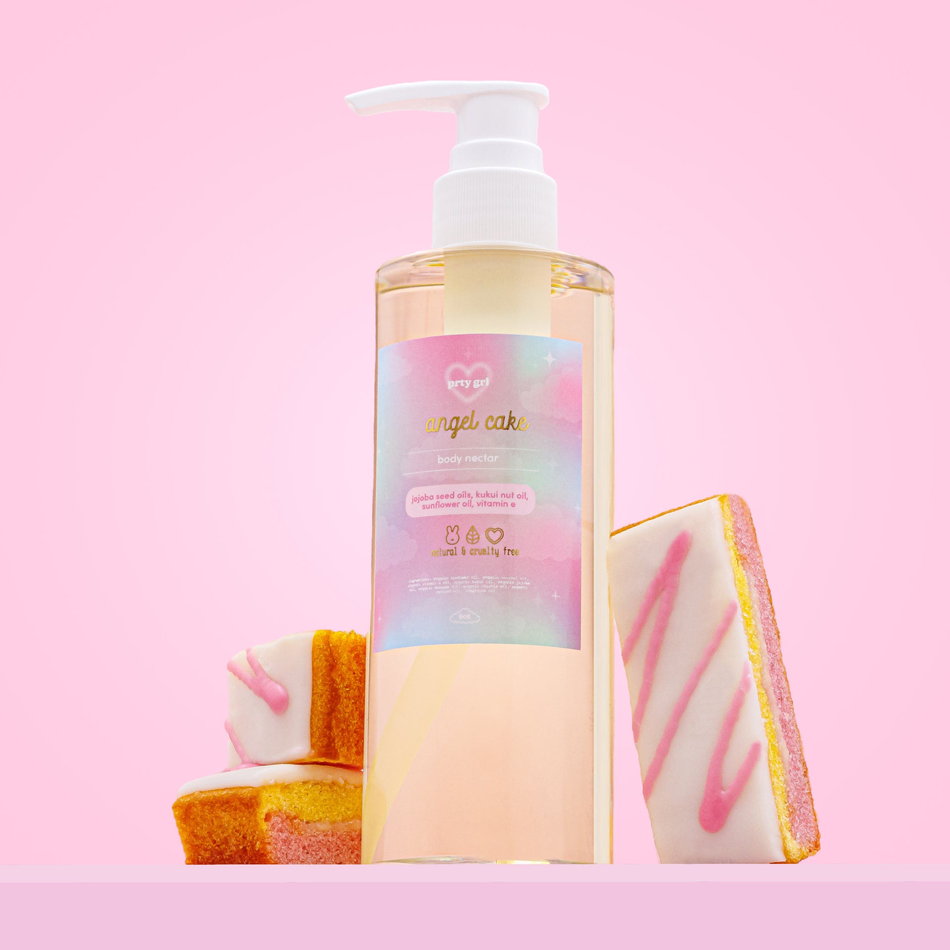 angel cake body nectar – prty grl beauty